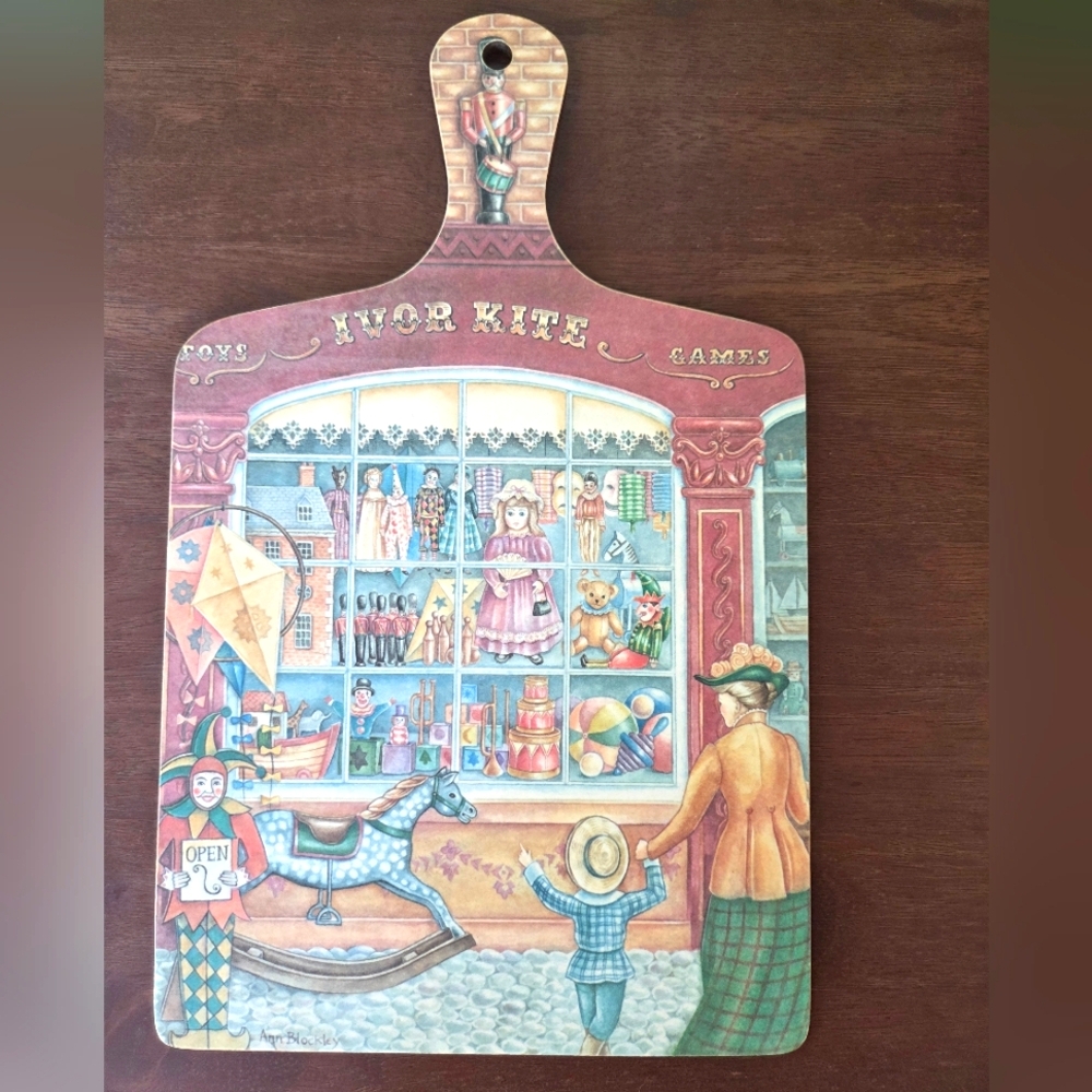 Vintage Toy Shop Wilscombe Melamine Very Collectable Chopping Board